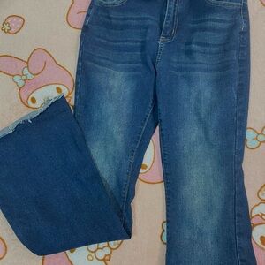 shein dark blue denim pants 💙